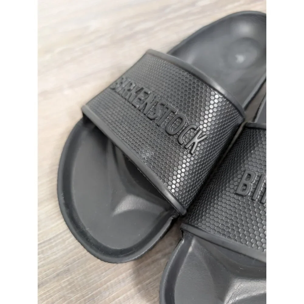 Birkenstock Barbados Essentials EVA Black Slide Sandals Unisex Women 7/Men 5